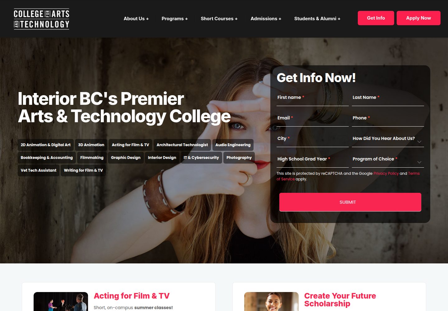 Digital Art School website screenshot