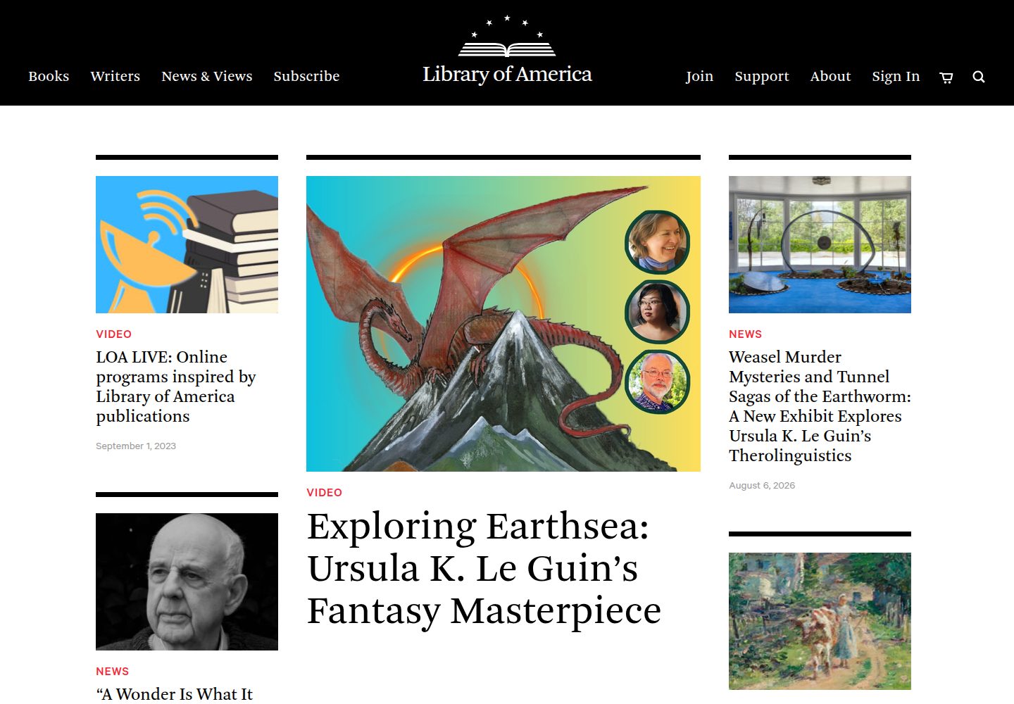 America's Library website screenshot