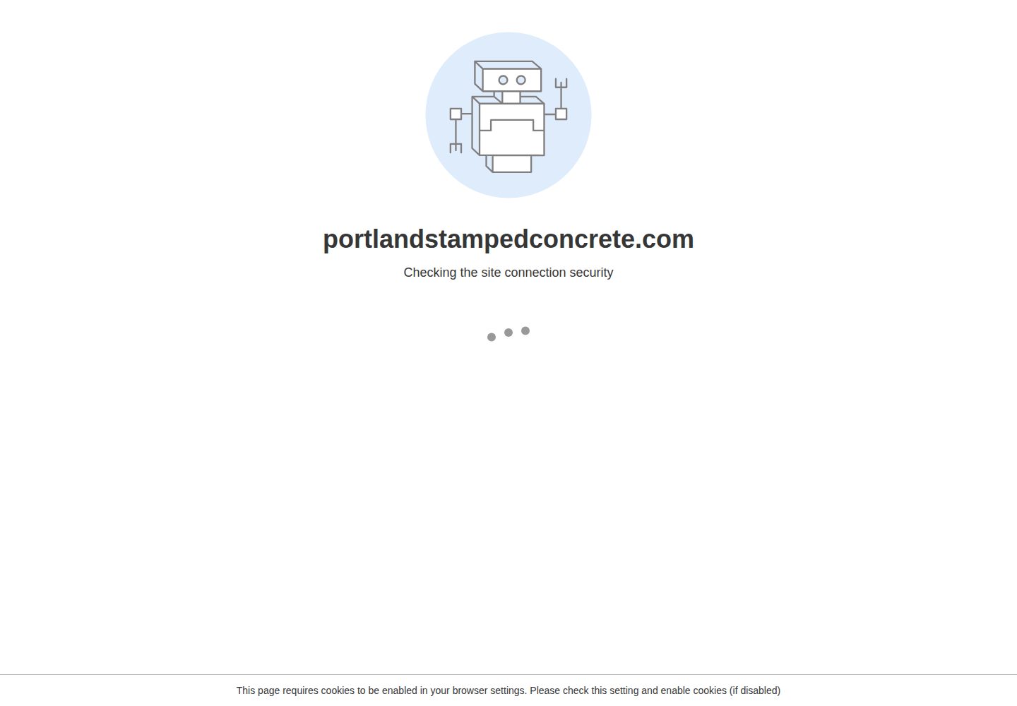 Portland Stamped Concrete Designs website screenshot
