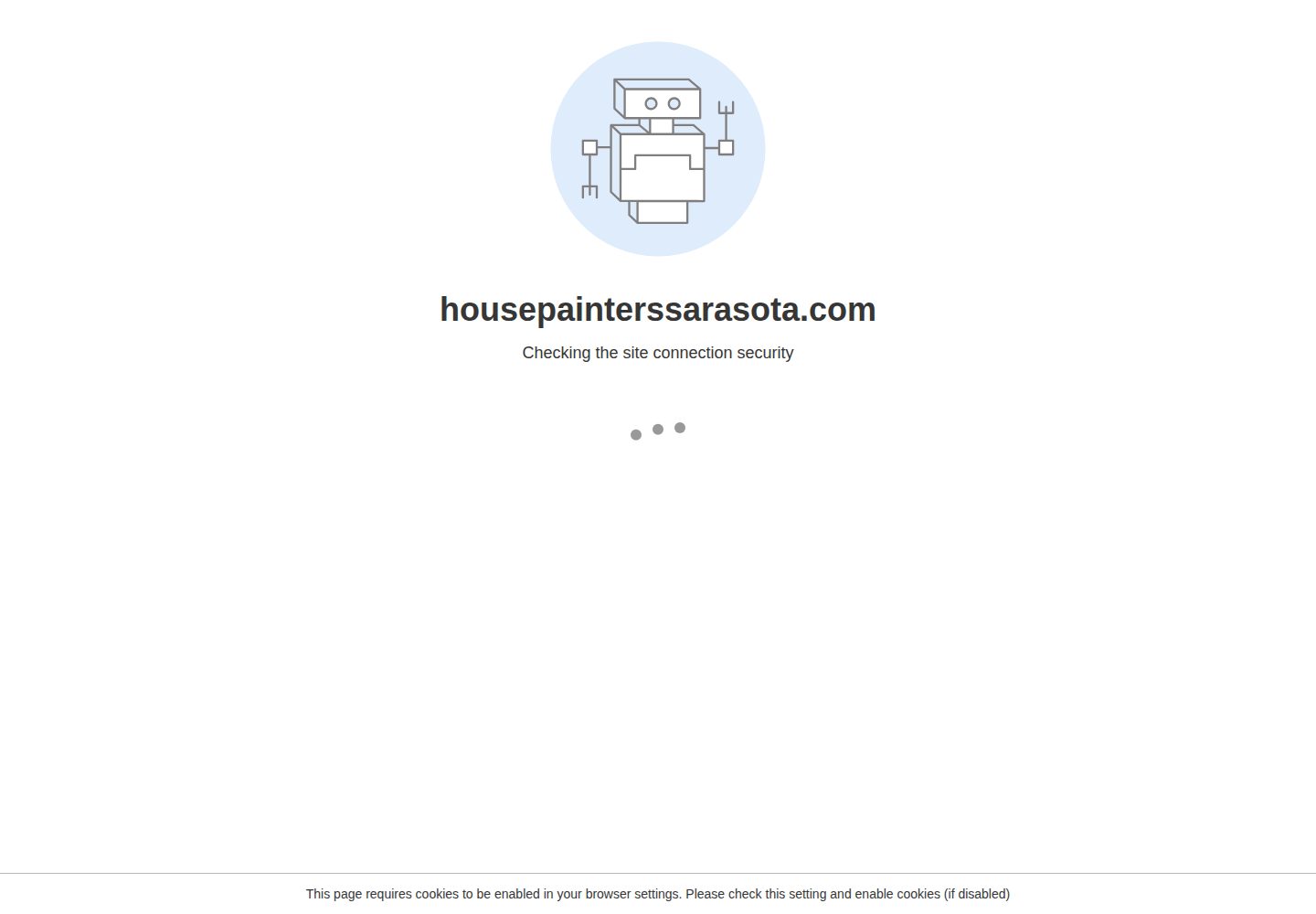 Sarasota House Painters website screenshot