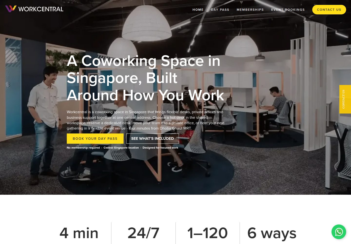 Workcentral website screenshot