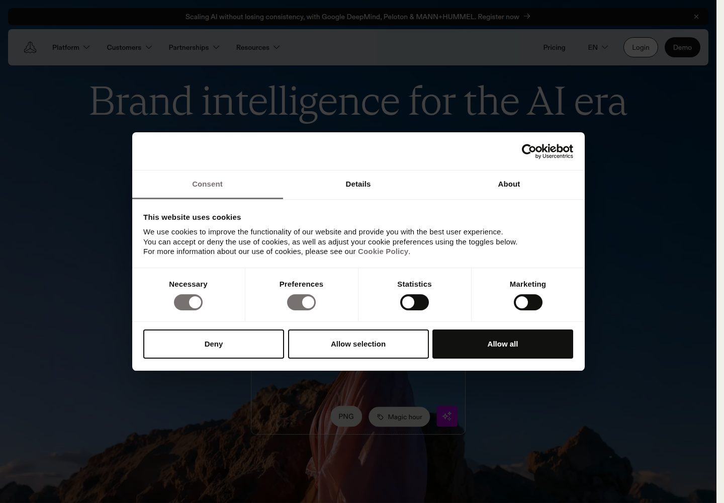 Frontify website screenshot