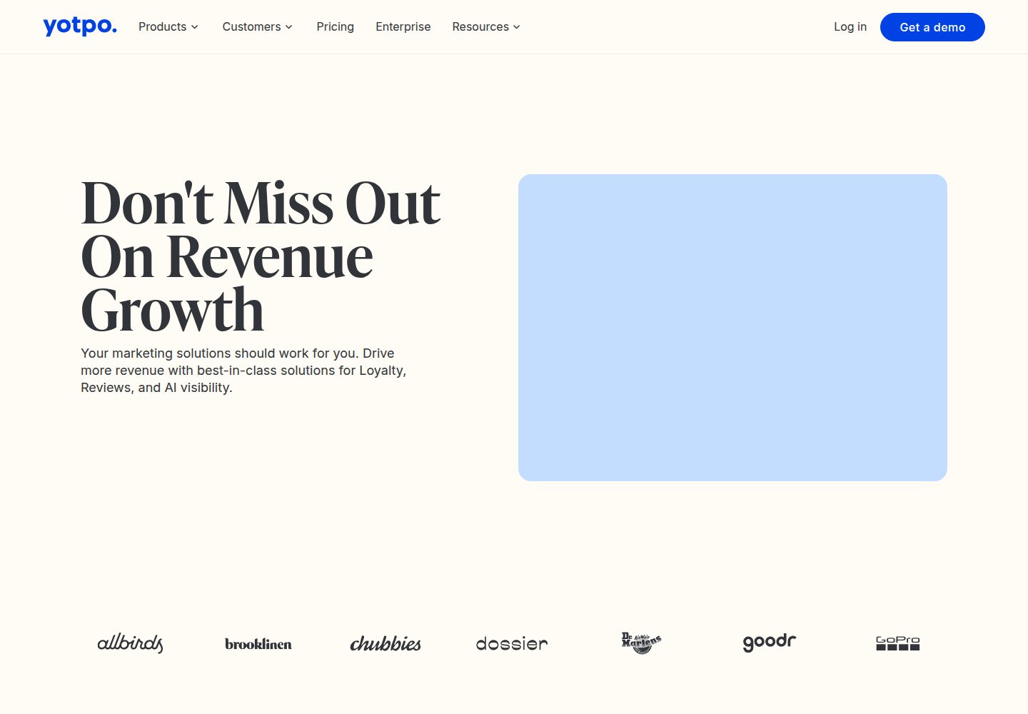 Yotpo website screenshot