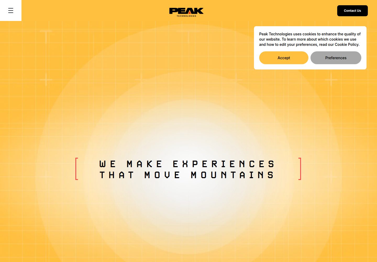 Full-Service AV & Event Production Partner website screenshot