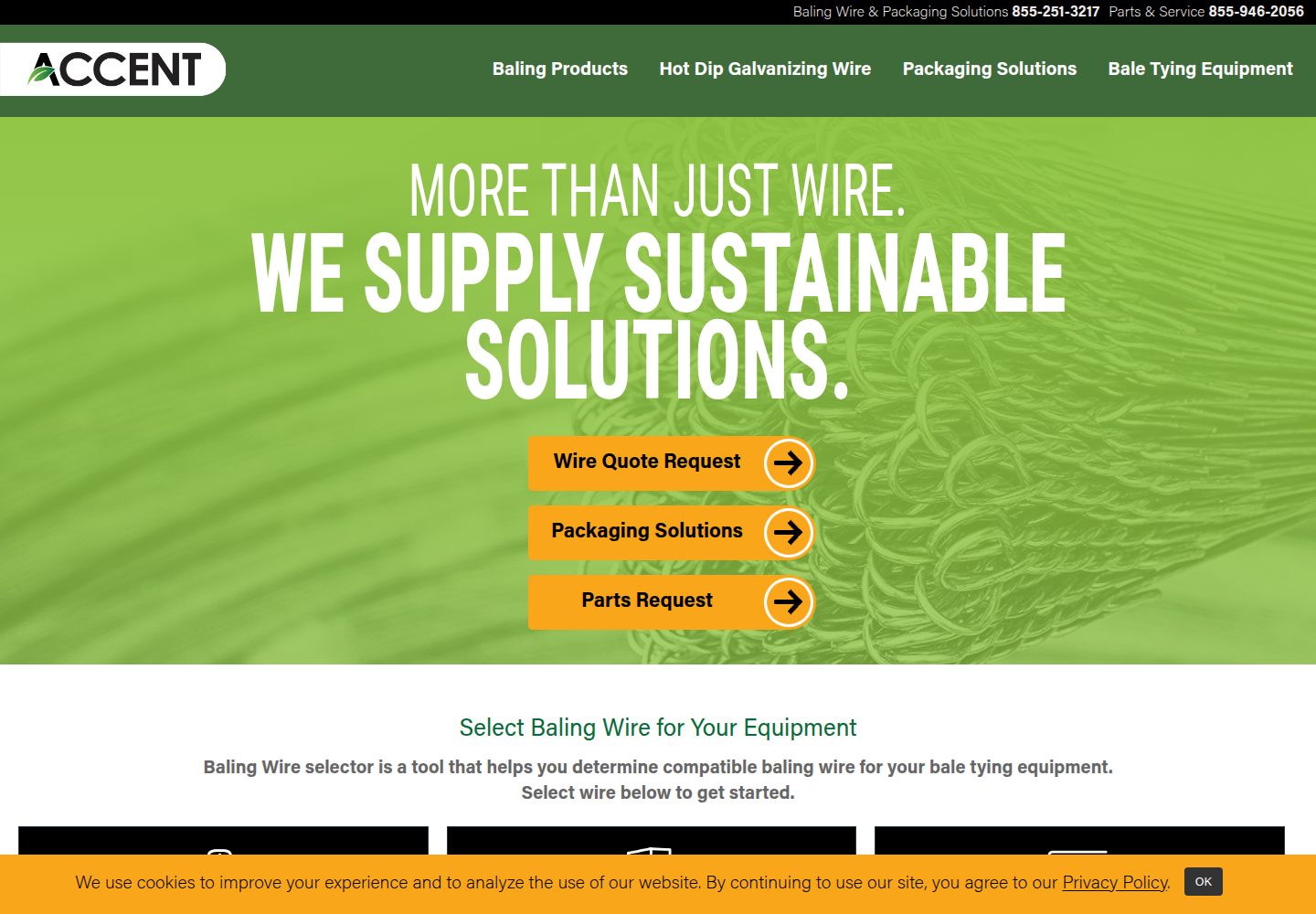 Baling Wire website screenshot