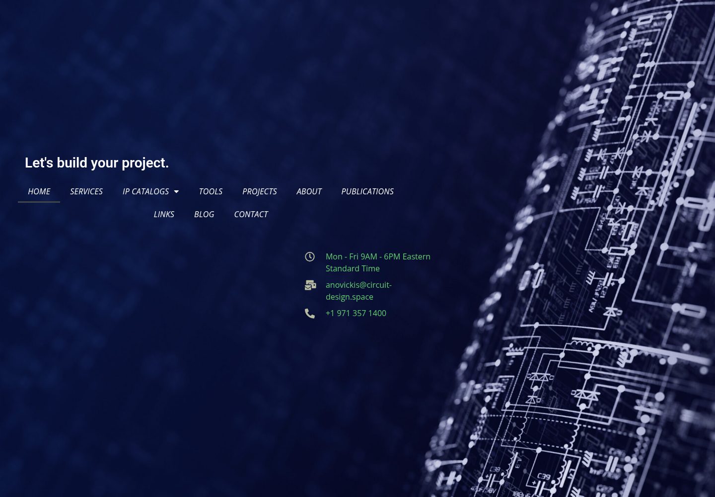 Circuit Design Space website screenshot
