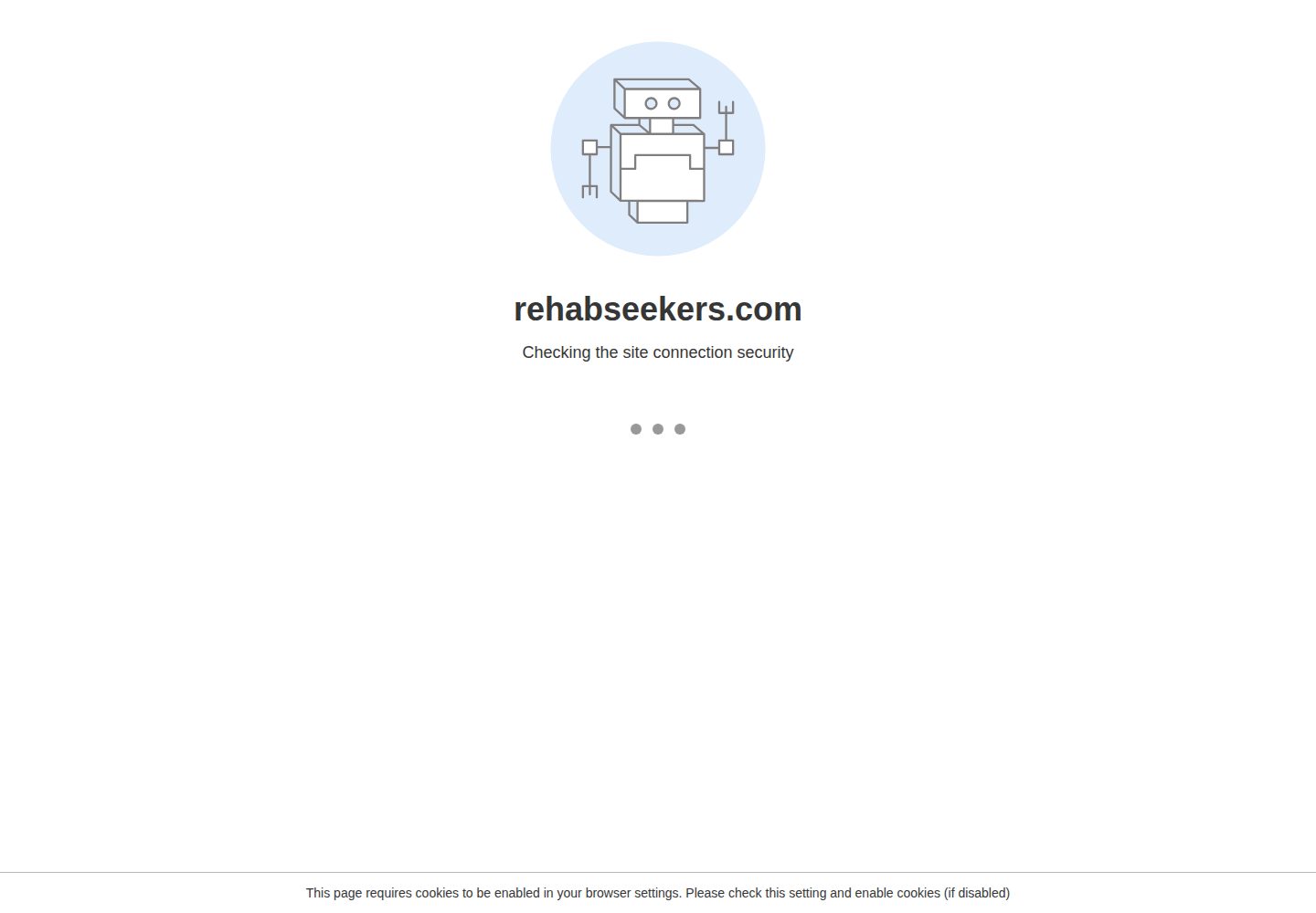 Rehab Seekers website screenshot