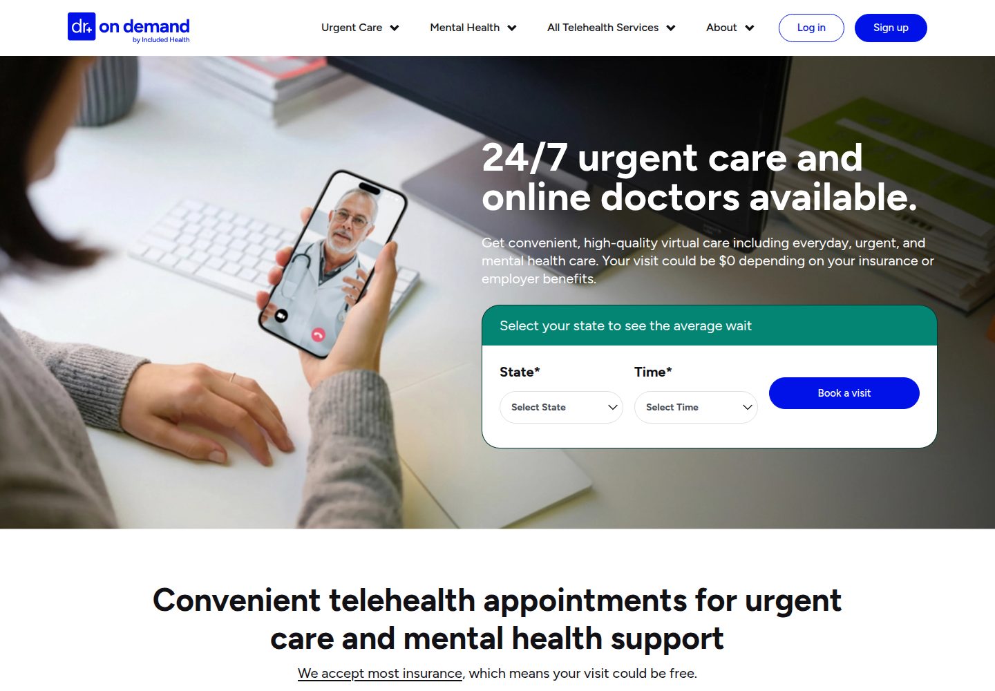 Doctor On Demand website screenshot
