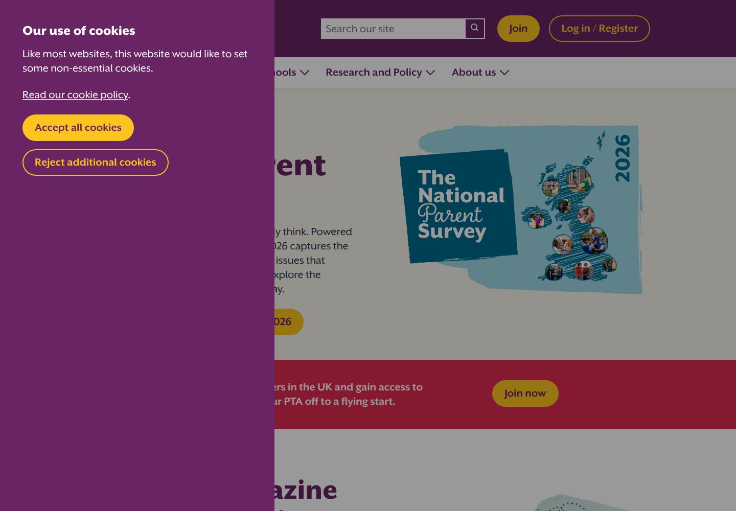 Parentkind website screenshot