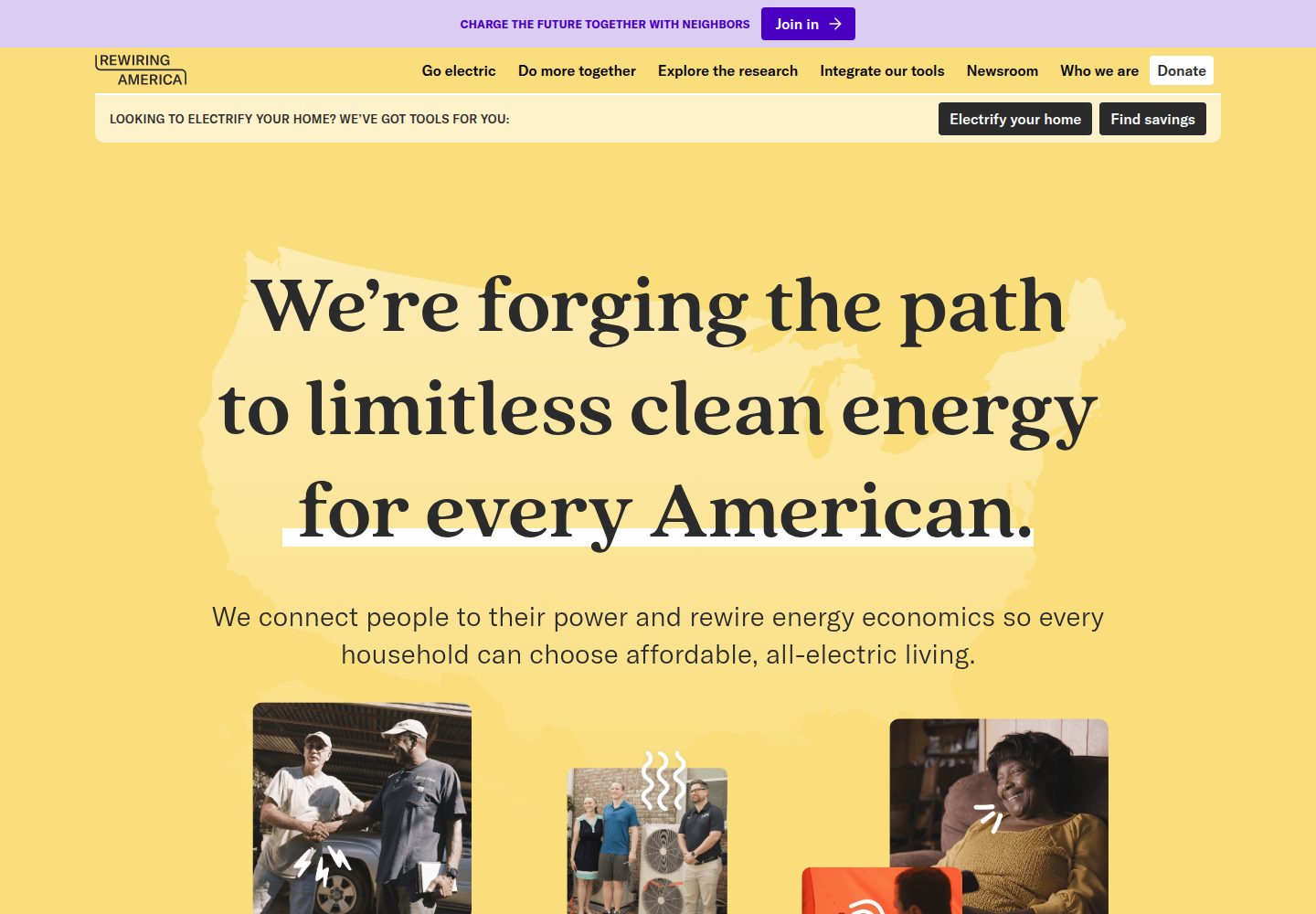 Rewiring America website screenshot