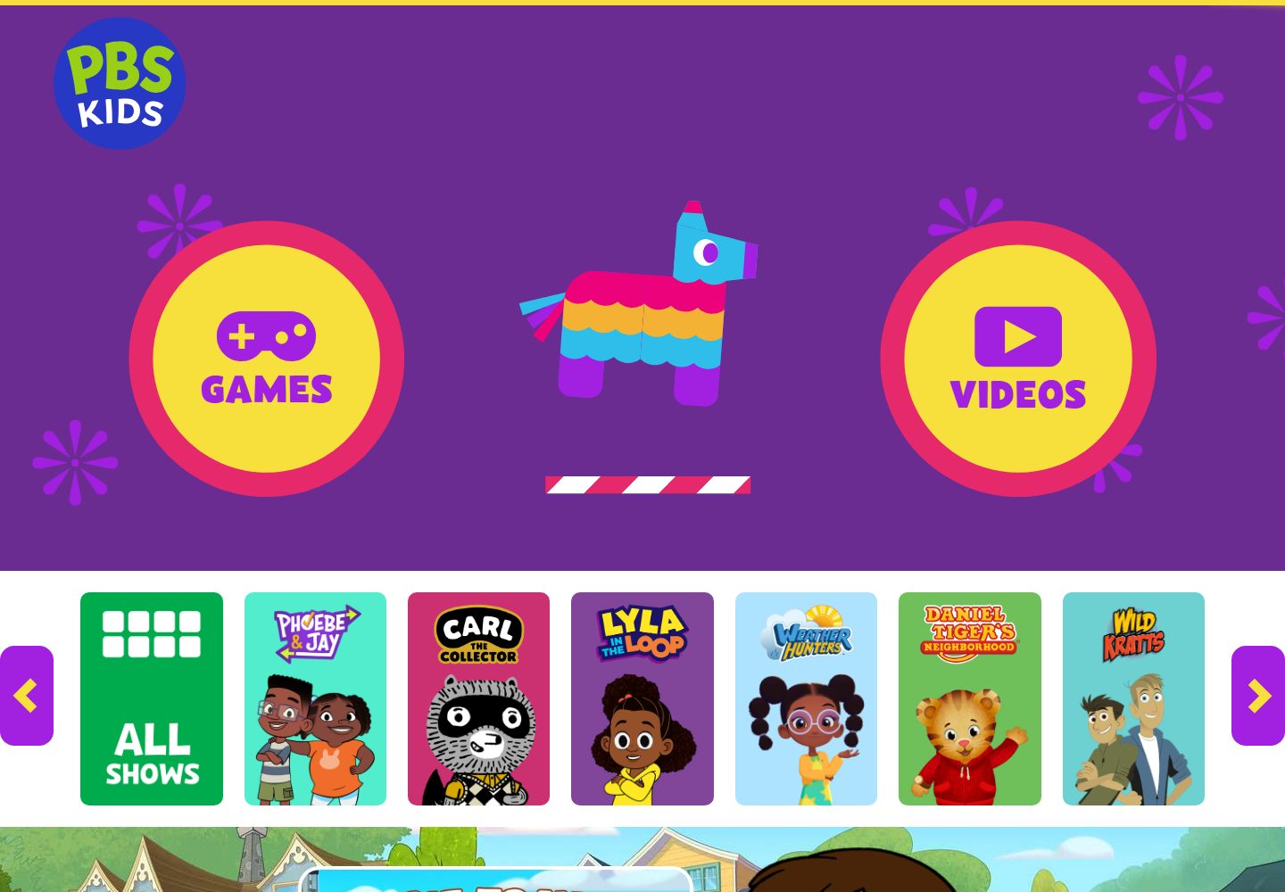 PBS Kids website screenshot