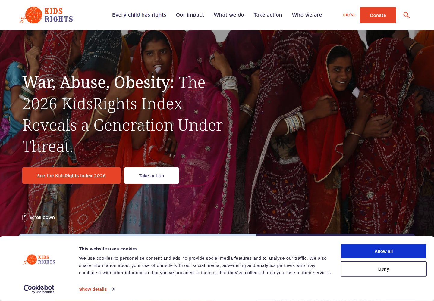 KidsRights website screenshot