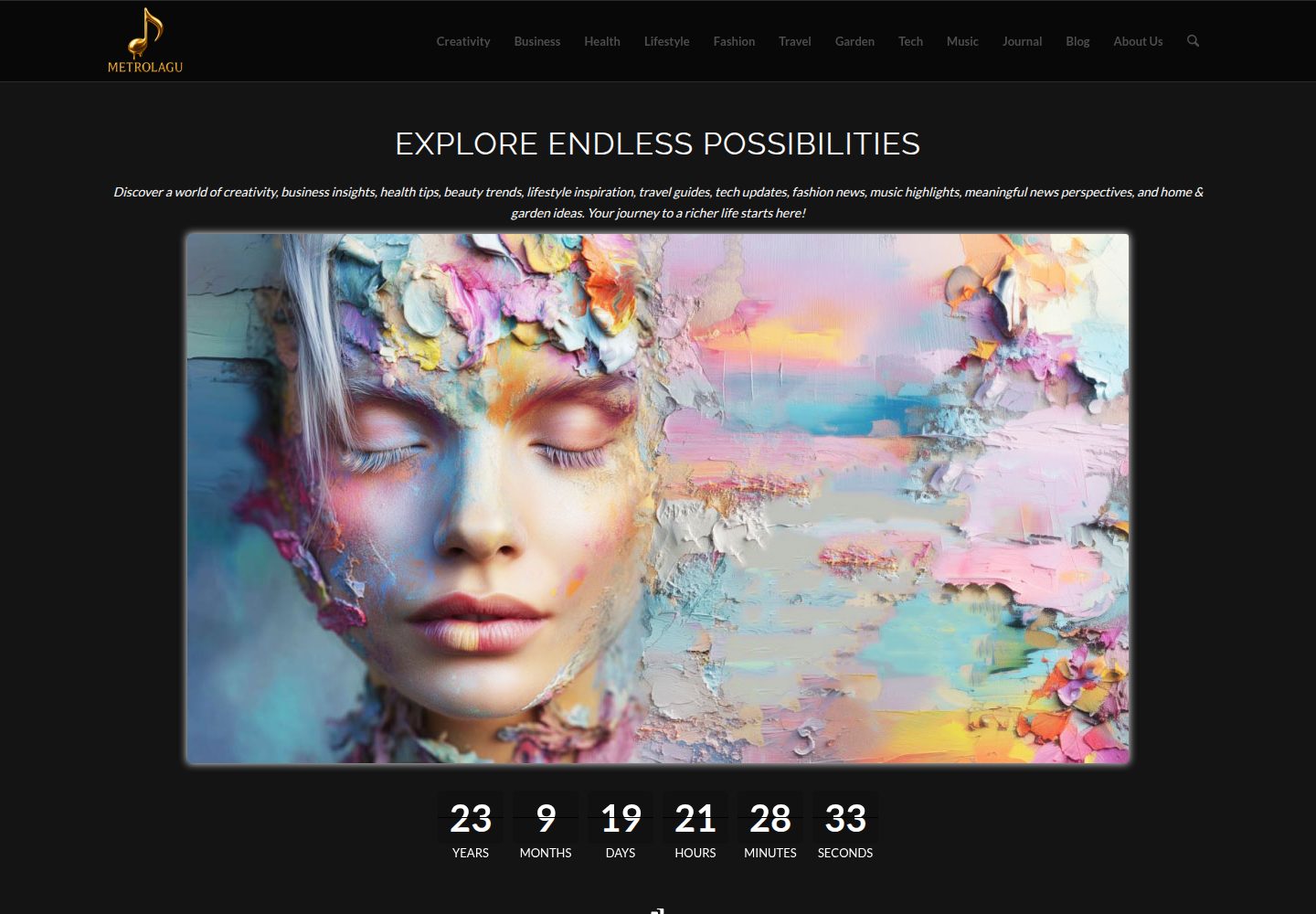 Lifestyle Ideas for Everyday Living website screenshot