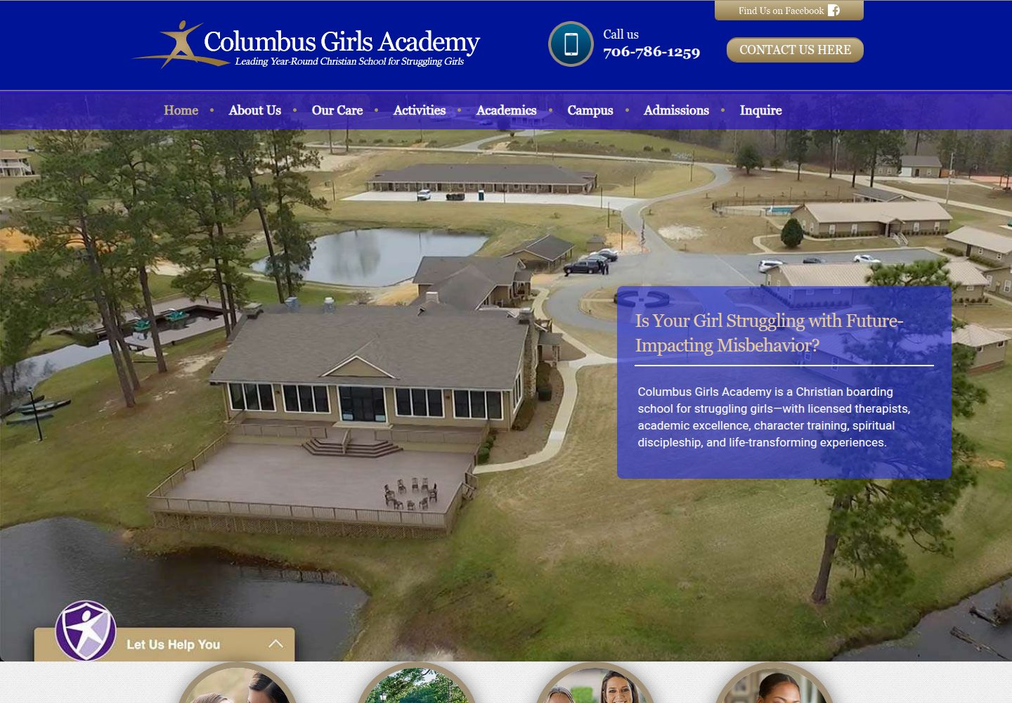 Columbus Girls Academy (Georgia) website screenshot