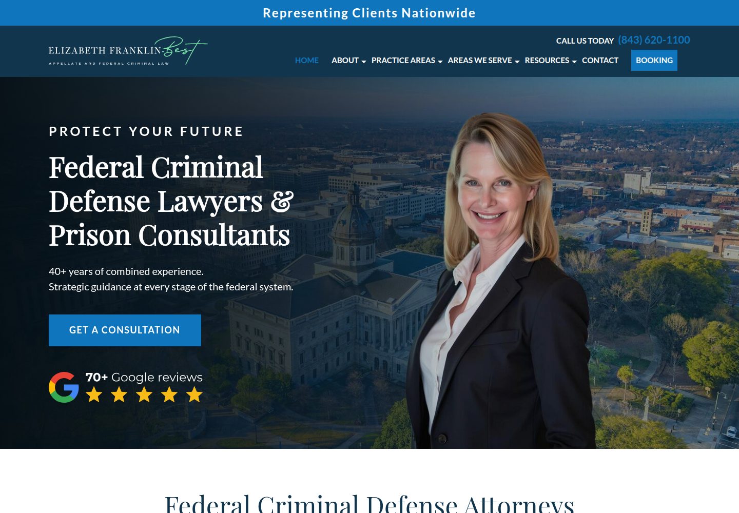 Federal Prison Consultants website screenshot
