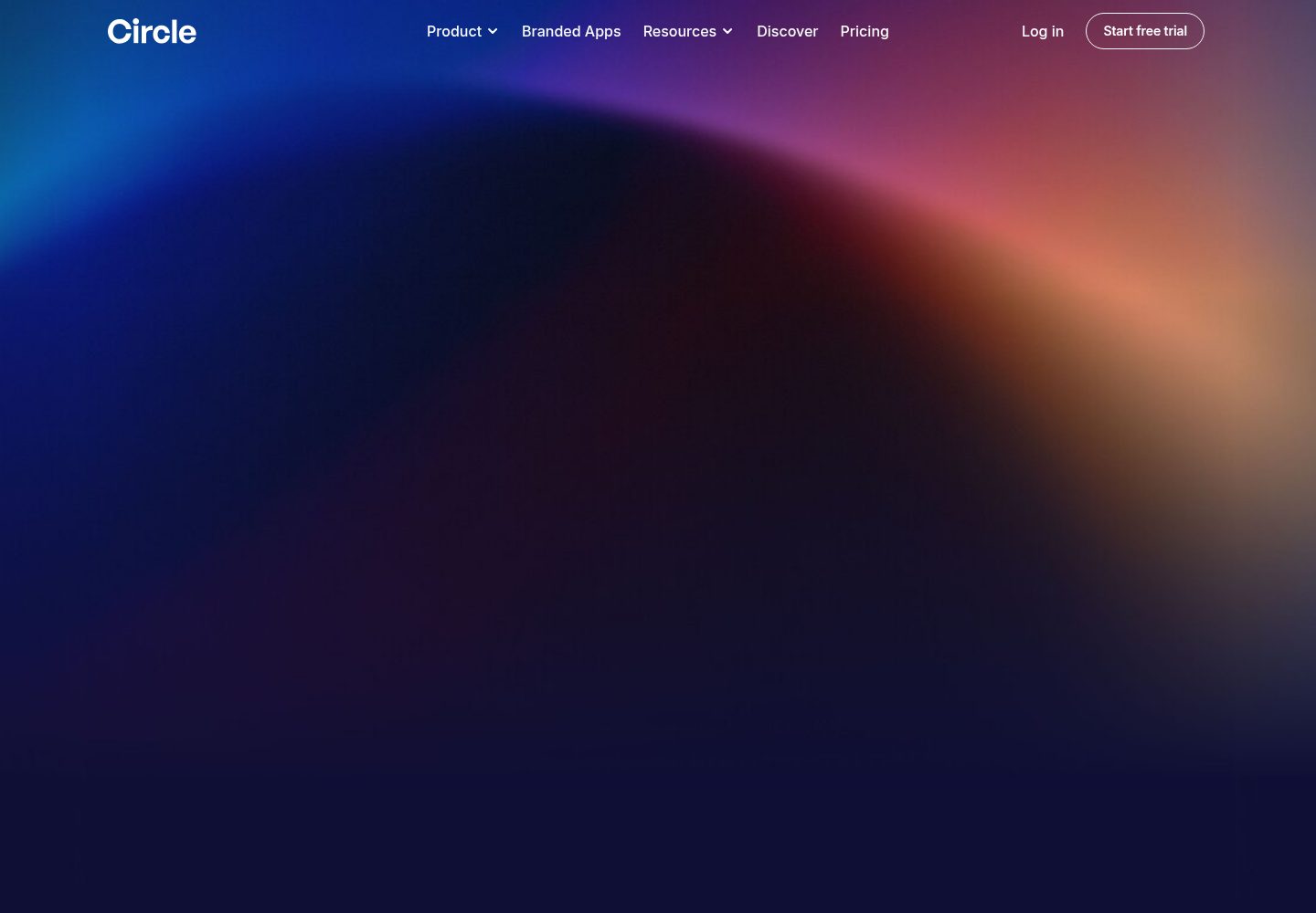 Circle website screenshot