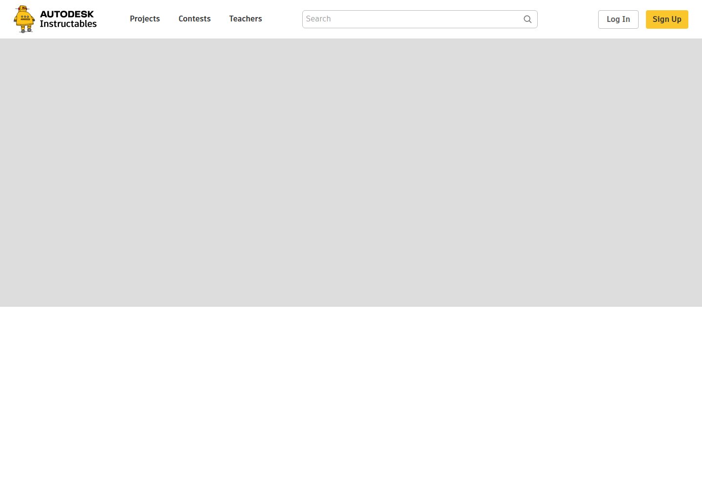 Instructables website screenshot