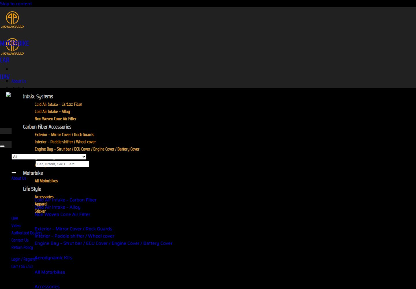 ARMASPEED website screenshot