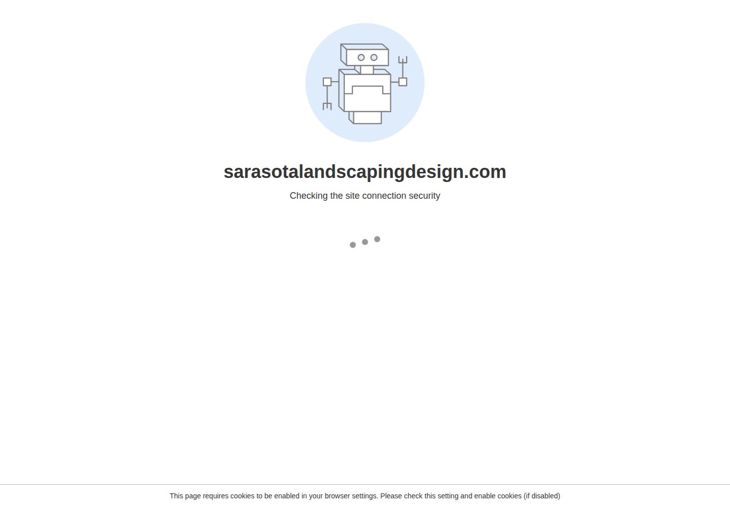 Landscaping Sarasota website screenshot