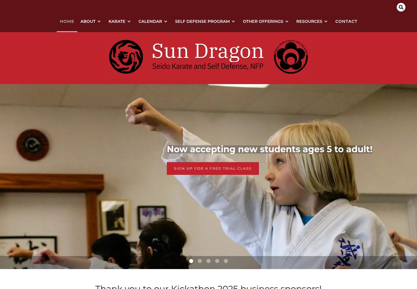 Sun Dragoon website screenshot